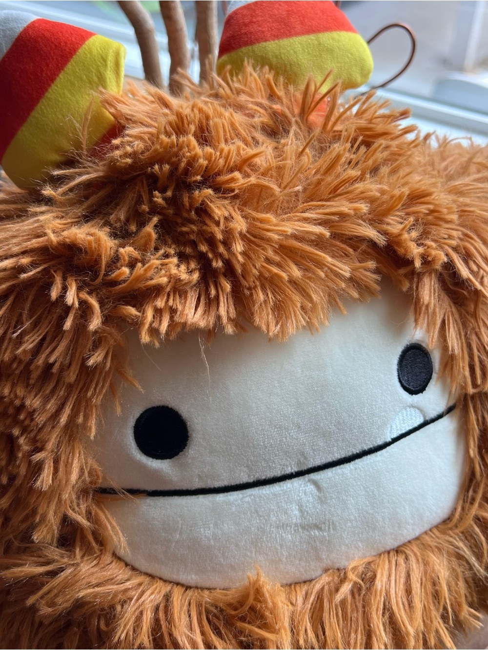 Halloween Squishmallows 12" Benny Bigfoot Candy Corn Kellytoy Plush Ed 2022 - Picture 2 of 13